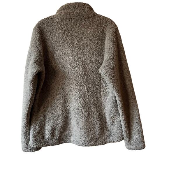 Patagonia Los Gatos Light Gray 1/4 Zip Sherpa Pullover Size Large - Picture 5 of 6